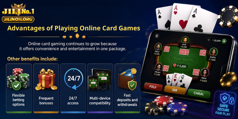 Advantages of Playing Online Card Games